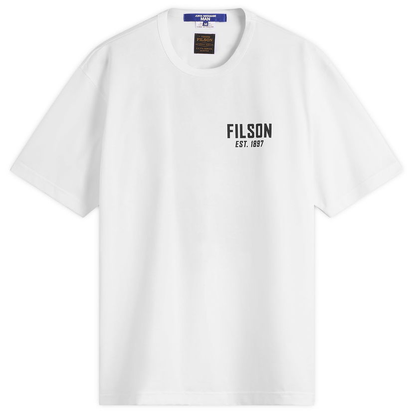 Футболка Junya Watanabe Junya Watanabe MAN x Filson T-Shirt білий | WP-T002-051-1