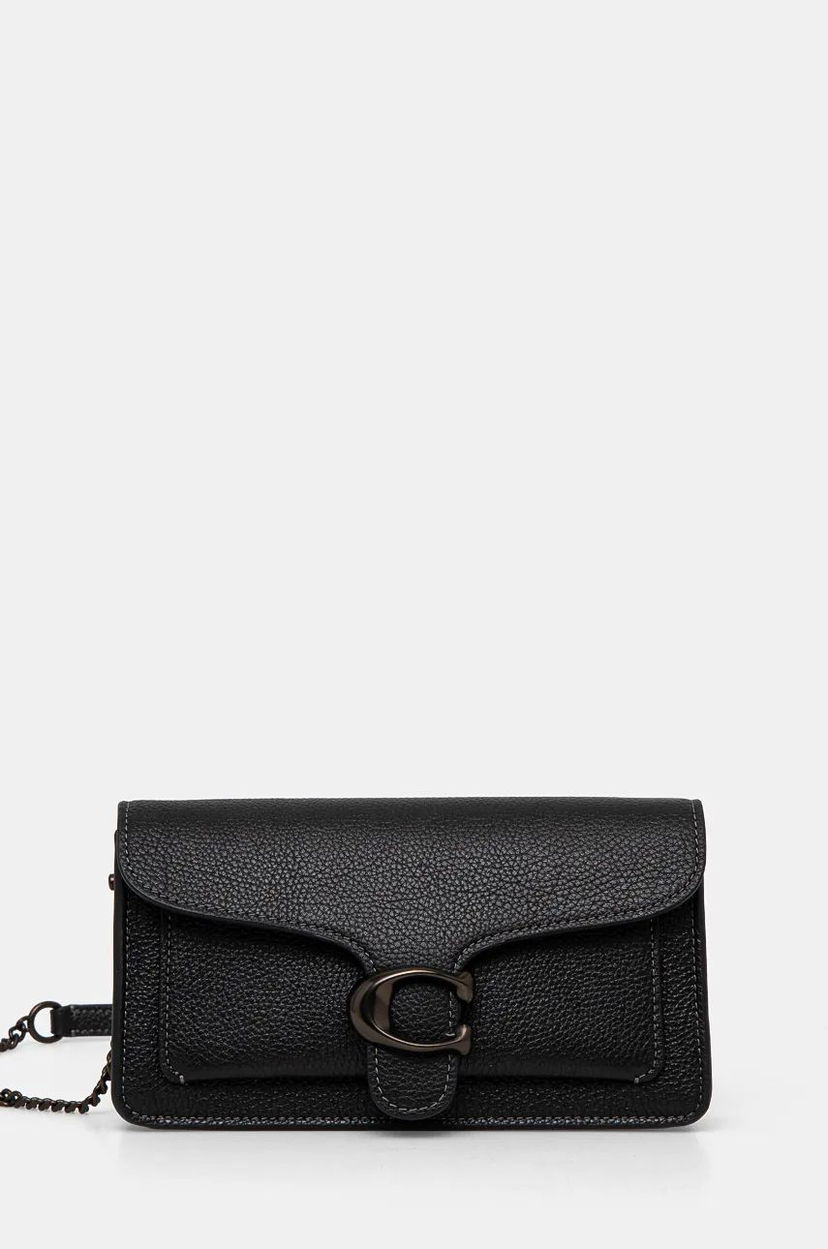 Сумочка Coach Leather Handbag чорний | CE772