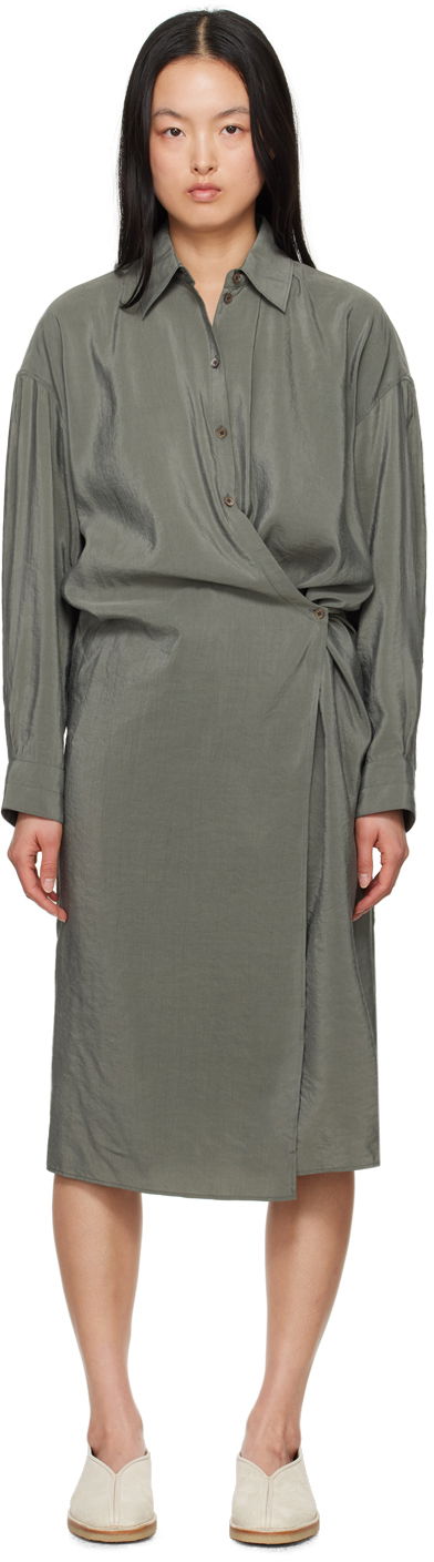 плаття LEMAIRE Lemaire Twisted Midi Dress Зелений | DR1024 LF208