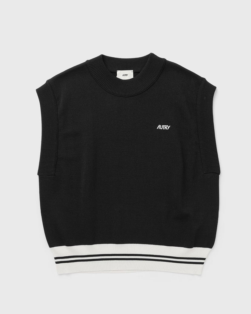 Жилет Autry Sleeveless Knit Sweater Vest чорний | VEPWC1KK