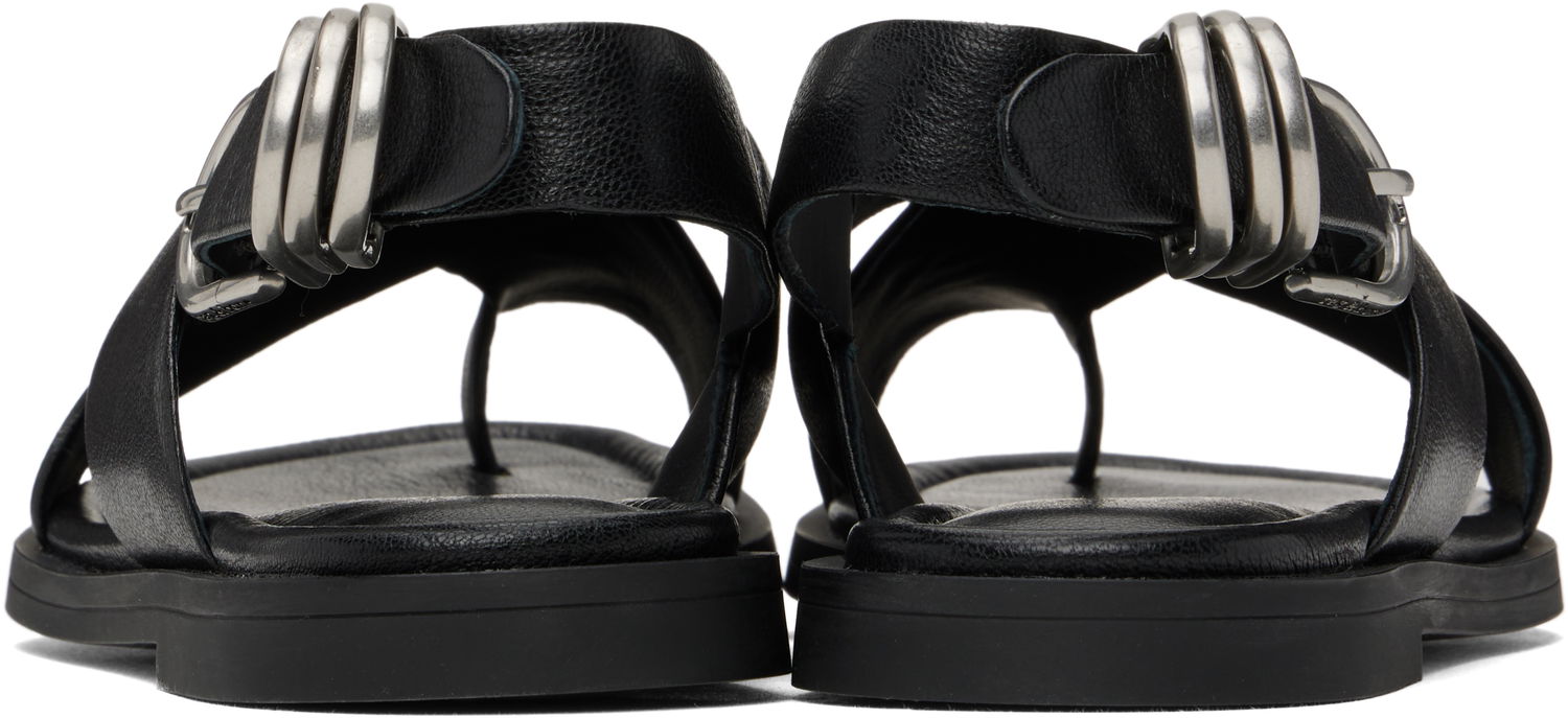 Одяг rag & bone rag & bone Gia Leather Crossover Sandals чорний | WFF25SF1004LE04, 1