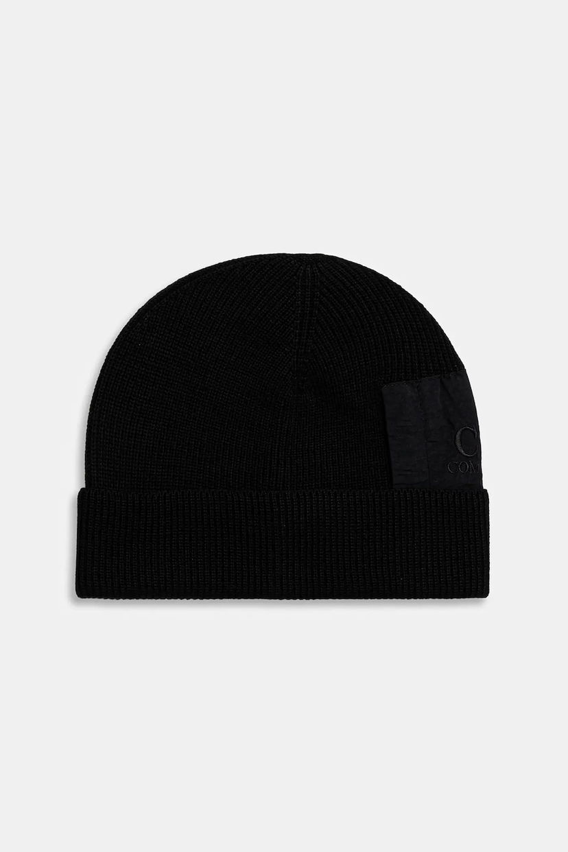 Шапка C.P. Company C.P. Company Wool Beanie чорний | 19CMAC163A005509A