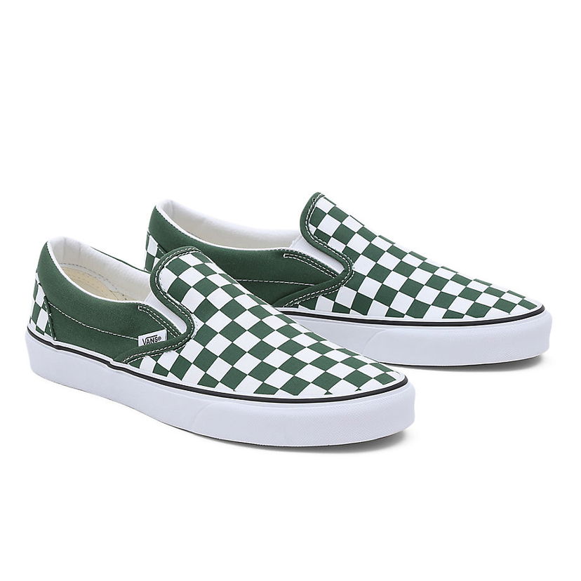 Кросівки та взуття Vans Color Theory Classic Slip-On Зелений | VN0A7Q5D6QU