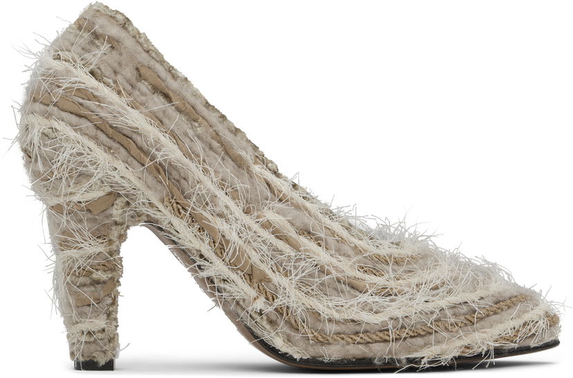 Кросівки та взуття The Row The Row Women's Prudens High Heel Pumps бежевий | F1532-MY1