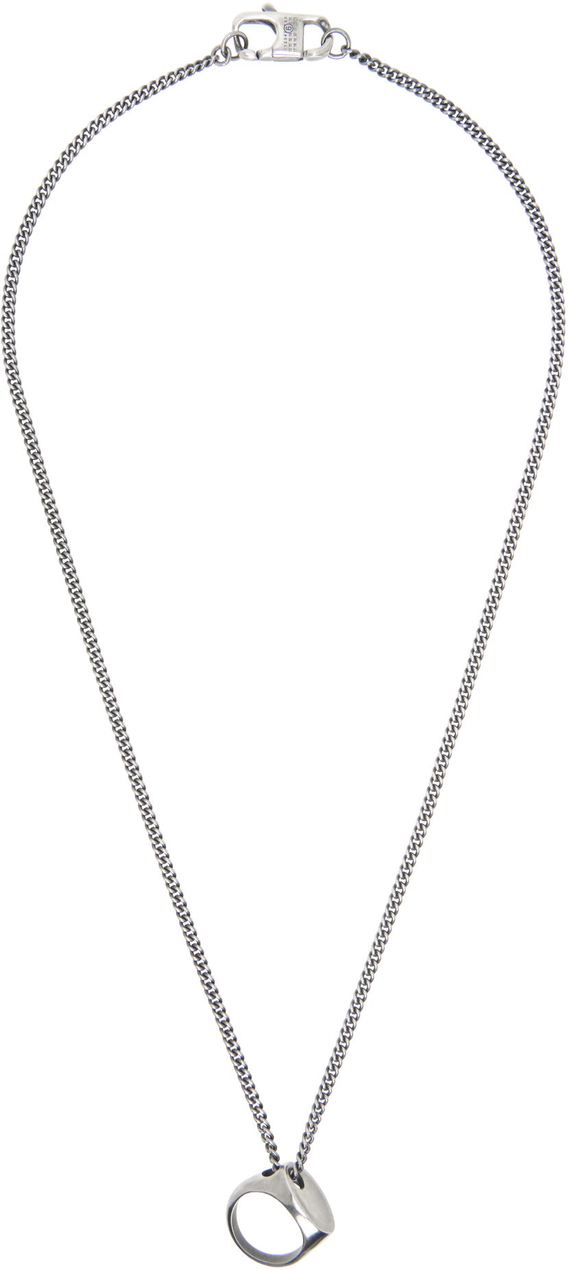 Кольє Maison Margiela MM6 Maison Margiela Vintage Ring Pendant Necklace Металік | SM7UU0078 P7356