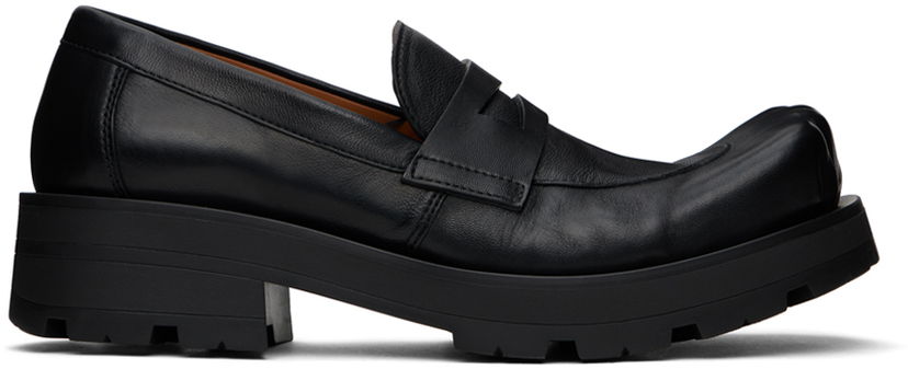 Кросівки та взуття Charles Jeffrey Loverboy Moggies Sheathed Platform Split-Toe Loafers чорний | 43150204