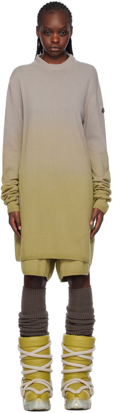 Cветр Rick Owens Moncler x Sweater Зелений | MU02C9G01 M3746