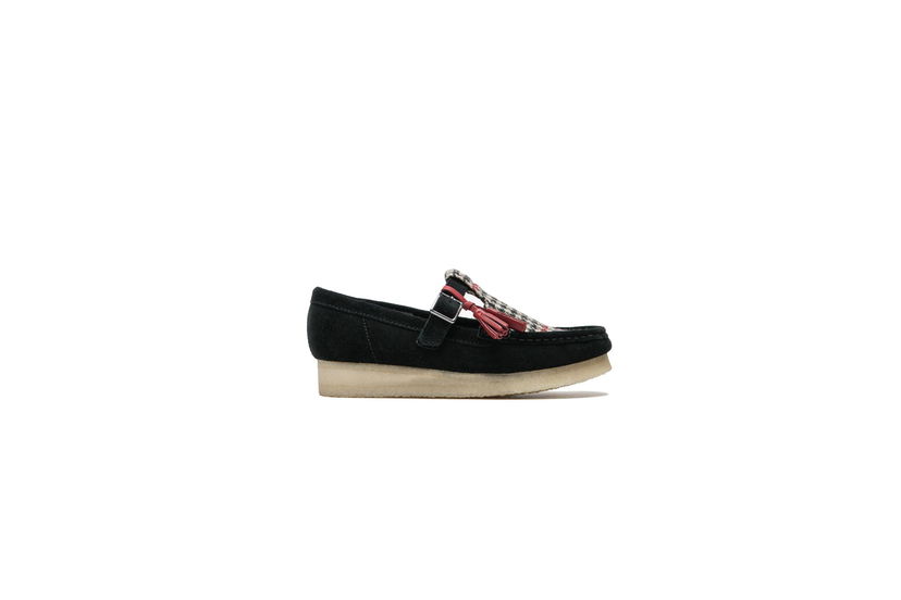 Кросівки та взуття Clarks Wallabee T-Bar Shoes чорний | 26183811
