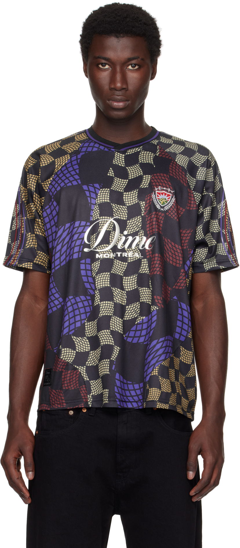 Джерсі Dime Dime Checkered Home Jersey чорний | DIMESU254MUL