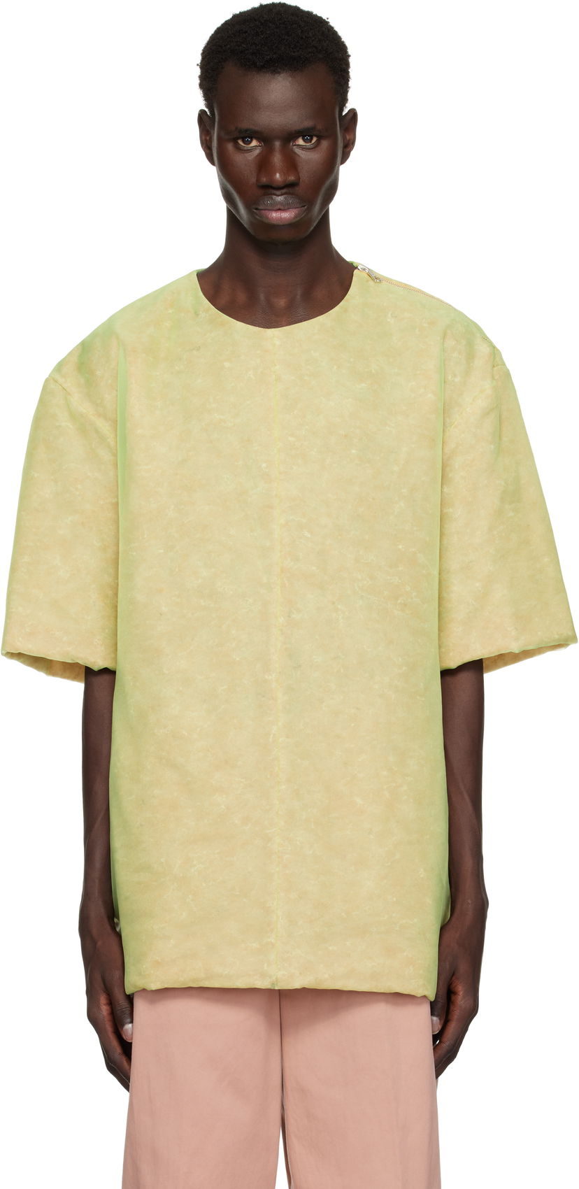 Футболка Dries Van Noten Dries Van Noten Organza T-Shirt Зелений | 251-020737-1501