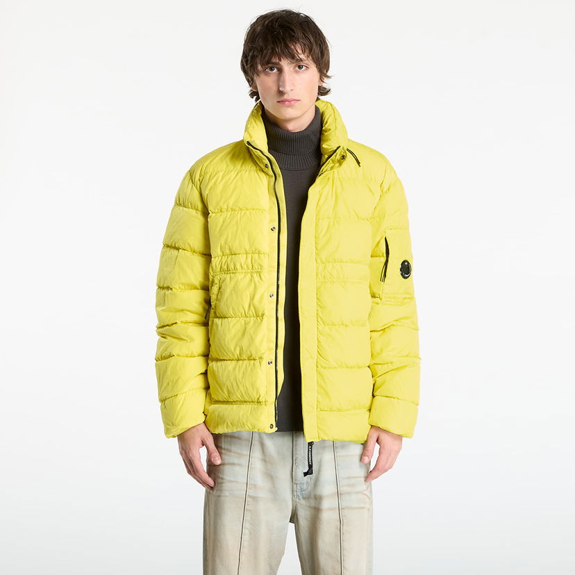 Пуховик C.P. Company Chrome-R Down Jacket Green Sheen Yellow Жовтий | 19CMOW012A005904G-210