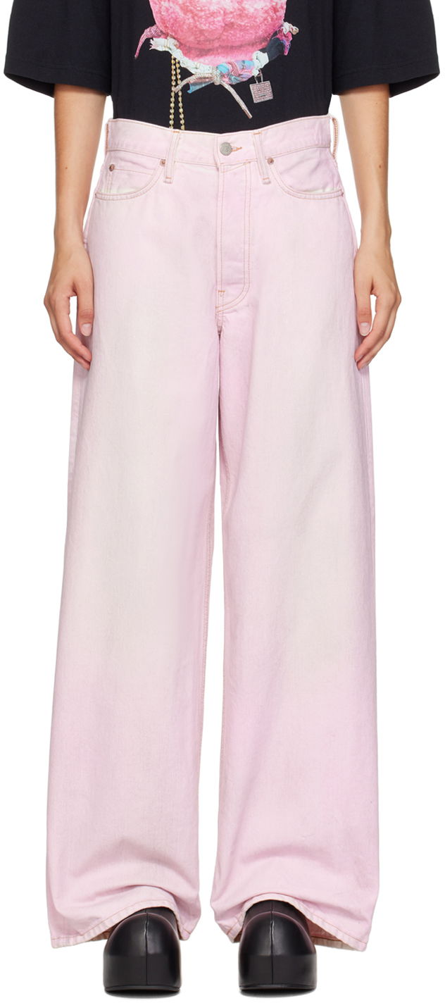 Джинси Acne Studios Acne Studios Baggy-Fit Jeans Рожевий | A00482-