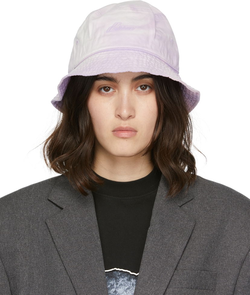 Кепка We11done We11done Iridescent Logo Bucket Hat Фіолетовий | WD-AH8-20-118-U-PP