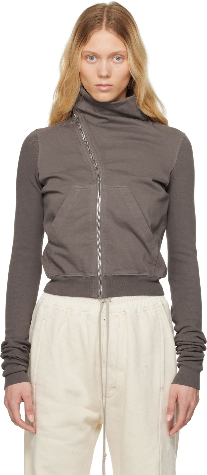 Світшоти Rick Owens Rick Owens DRKSHDW Hollywood Mountain Sweatshirt Сірий | DS01E3239 RIG