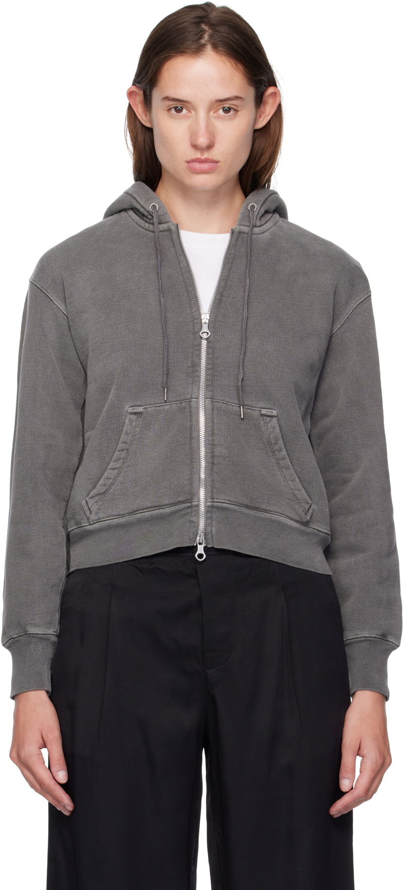 Світшоти OUR LEGACY Our Legacy Mischief Zip-Up Hoodie Сірий | W4256MW