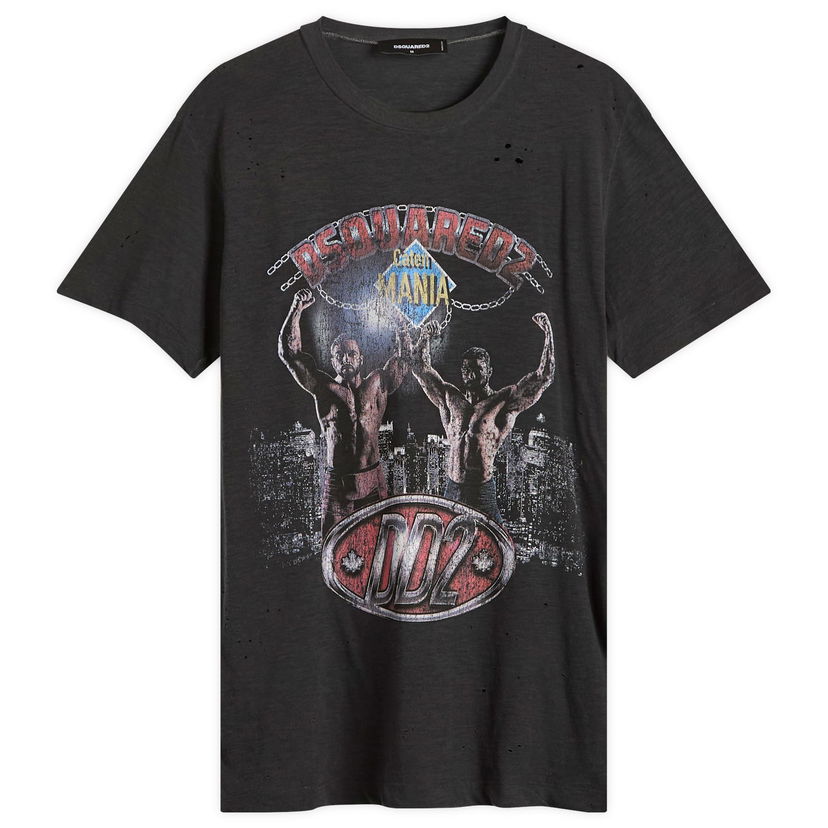 Футболка DSQUARED2 Dsquared2 Cigarette Fit T-Shirt, Size Large чорний | S71GD1530-S22146-814