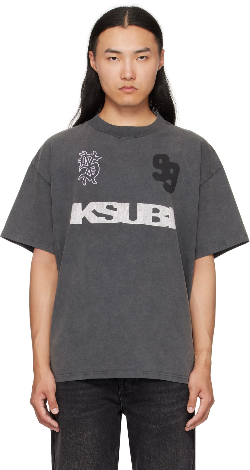 Футболка Ksubi Ksubi Rugged Ekcess T-Shirt Сірий | MFA25TE011