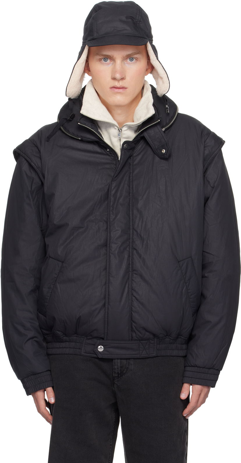 Пуховик ISABEL MARANT Isabel Marant Kasim Puffer Jacket чорний | VE0404HA-B3C03H