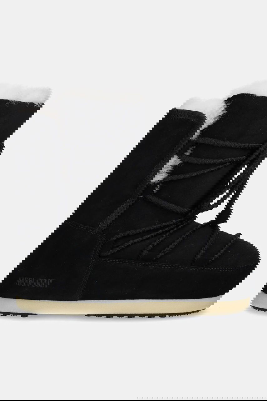 Кросівки та взуття Moon Boot EVX Suede Shearling Lined Snow Boots чорний | 80D1470050.N001, 1
