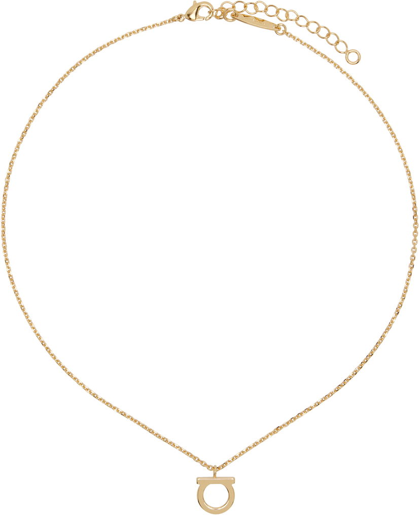 Кольє FERRAGAMO Ferragamo Gancio Pendant Necklace Металік | 696658