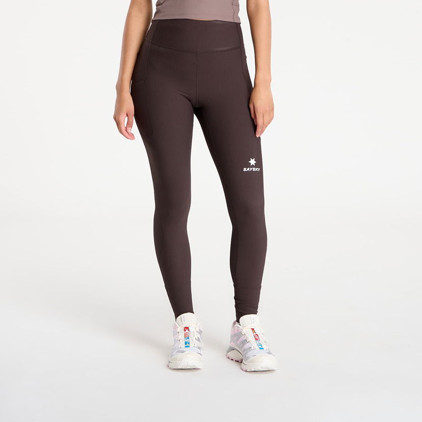 Легінси Saysky SAYSKY Combat+ Rib Long Tights Коричневий | OWRLT21C712