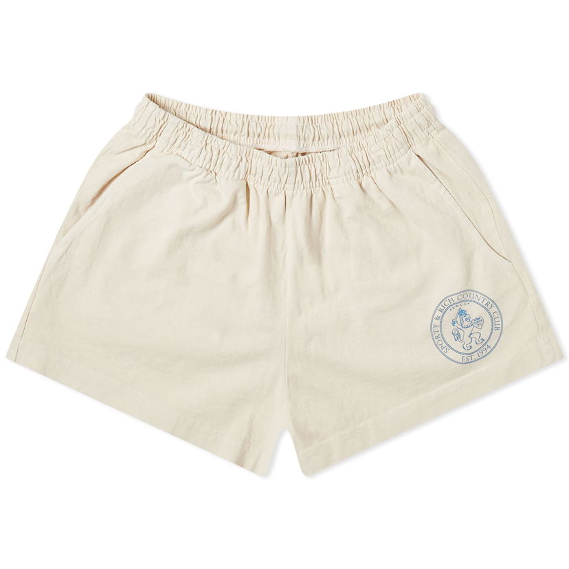 Шорти Sporty & Rich Lion Crest Disco Shorts бежевий | SH872CR