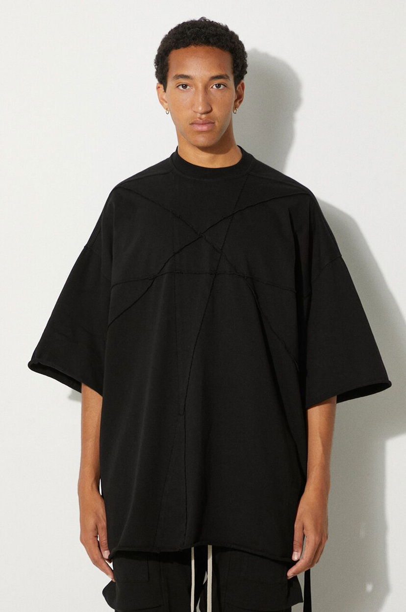 Футболка Rick Owens Tommy T-Shirt чорний | DU02D2259.RIGET1