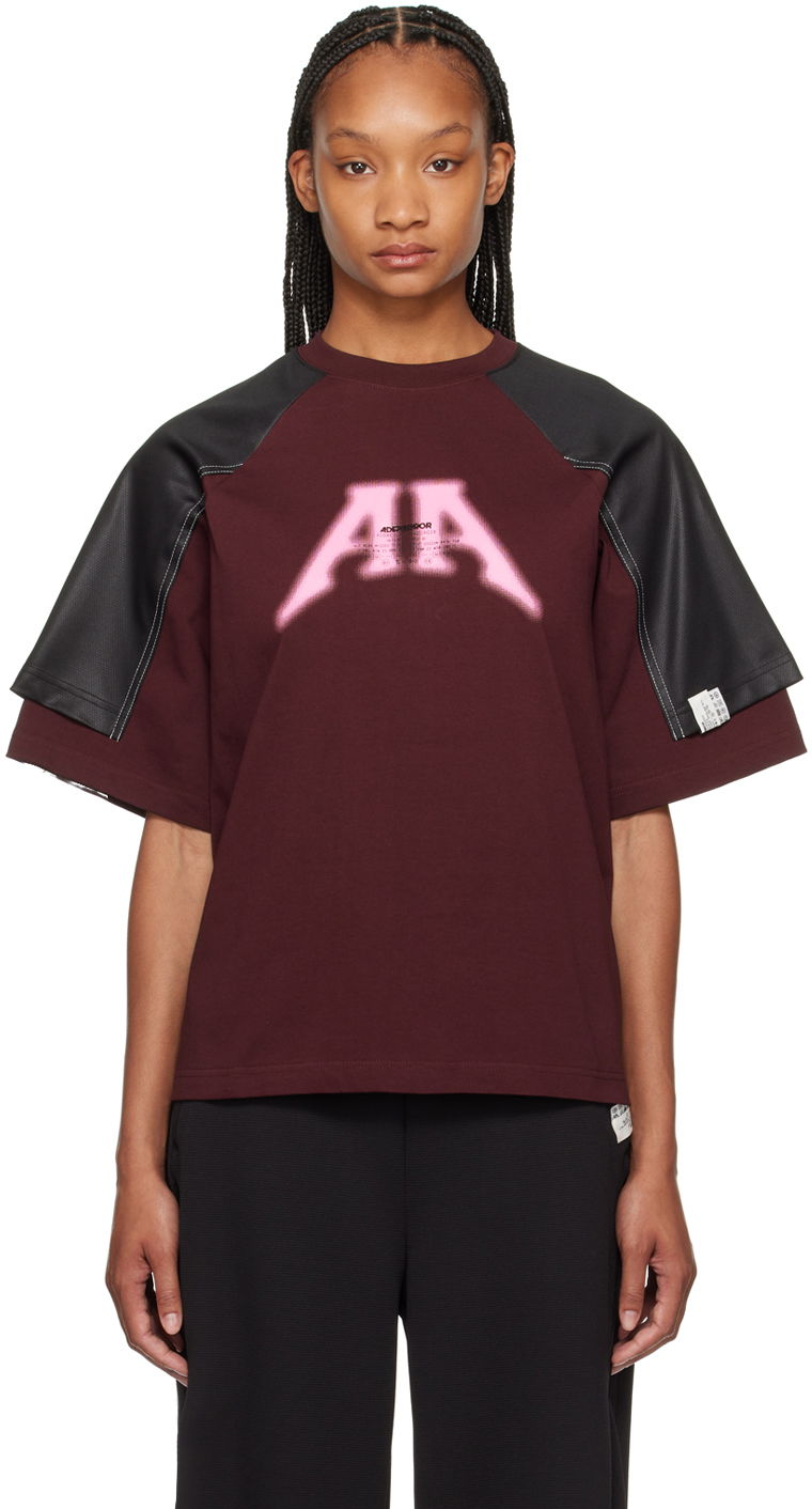 Футболка ADER ERROR Nolc Graphic T-Shirt Бордовий | BN01SSTS0101BU, 0