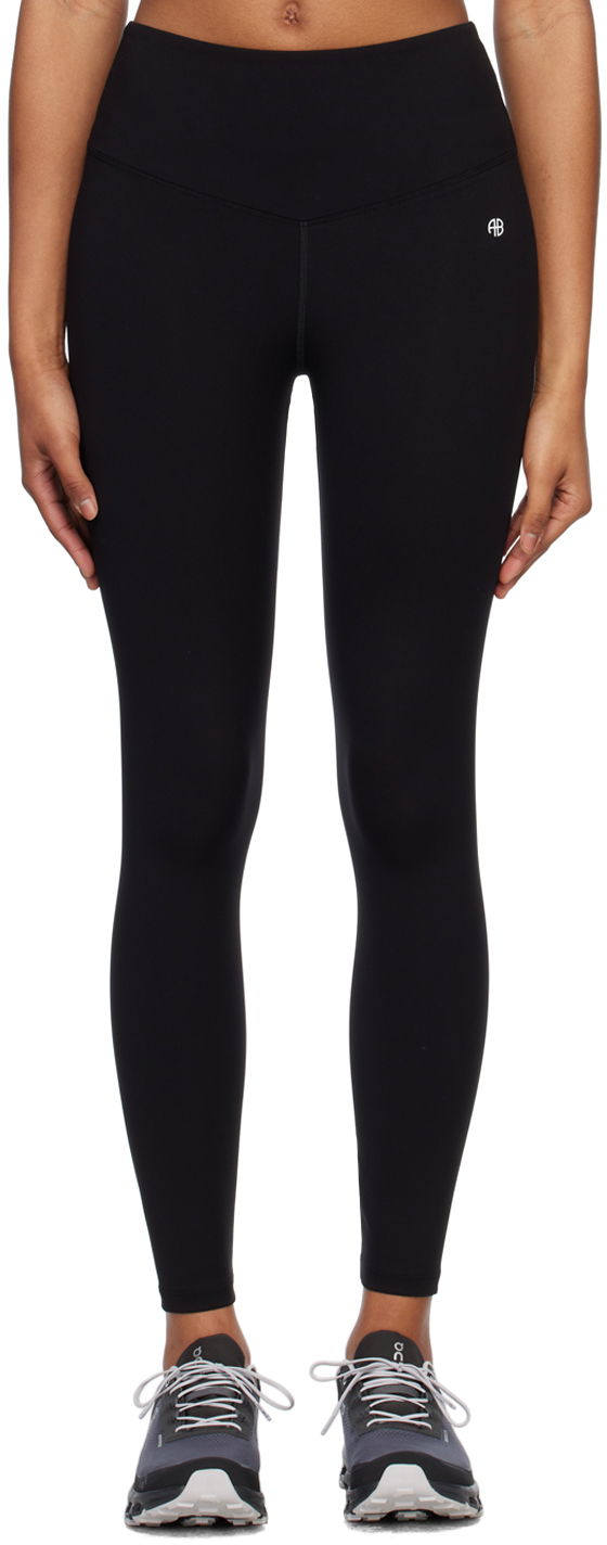 Легінси Anine Bing High Waist Active Leggings чорний | S-03-9116-000