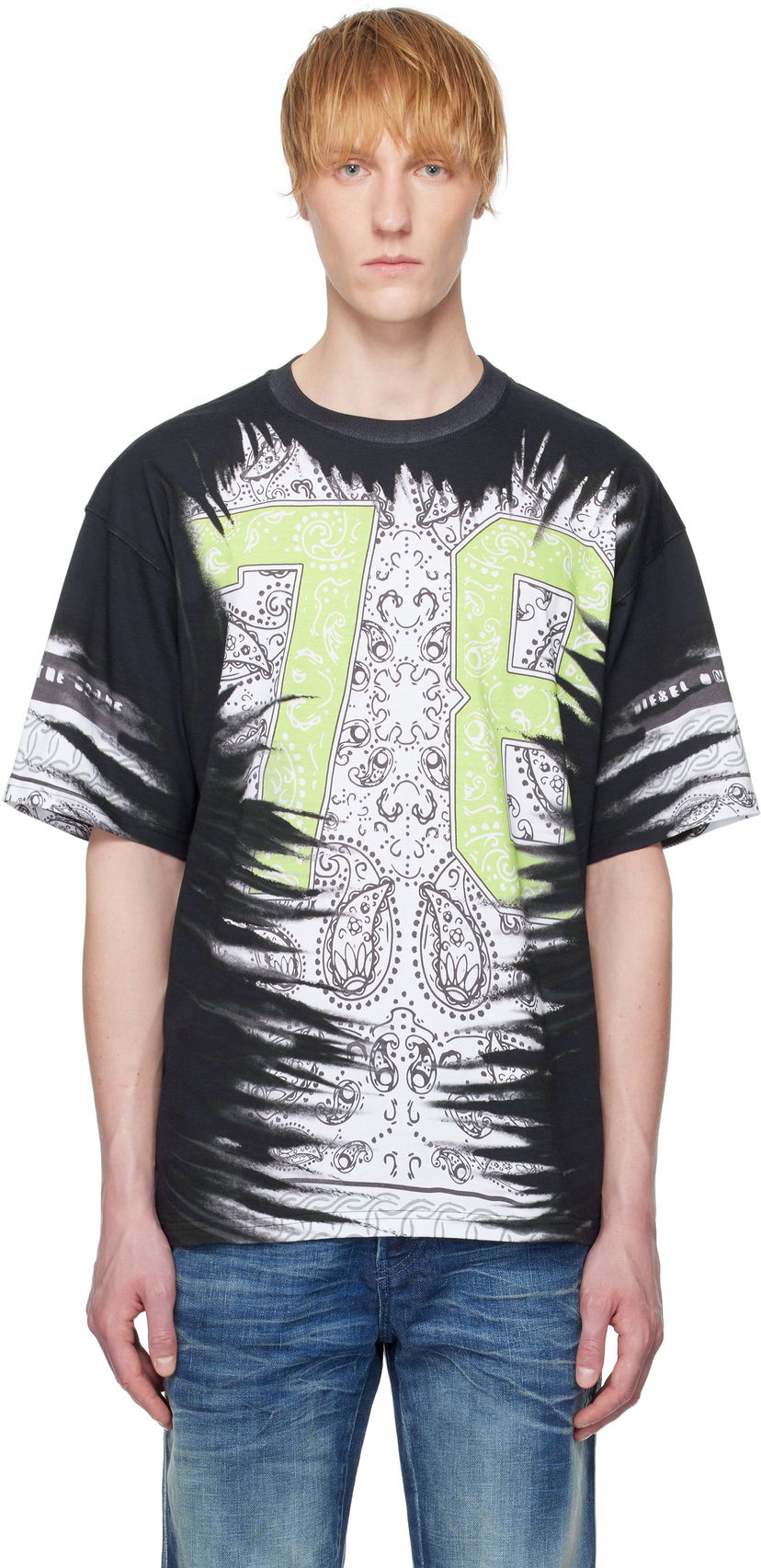 Футболка Diesel Diesel T-Boxt-78-R1 Graphic T-Shirt чорний | A19649-0HGBZ-9XXA
