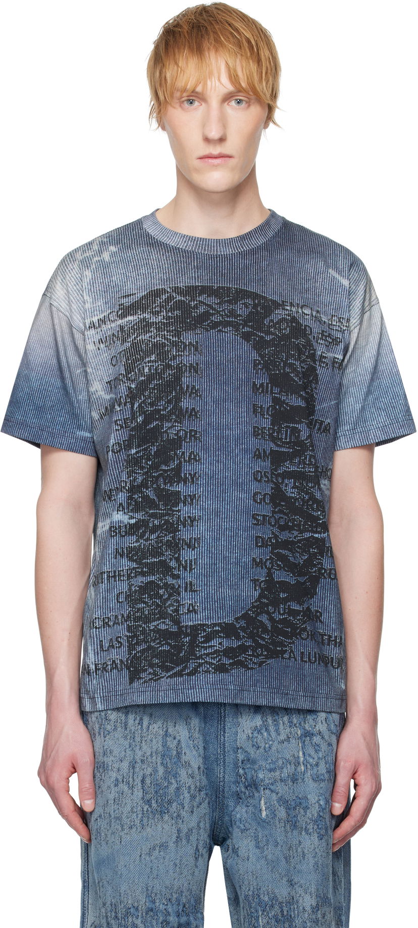 Футболка Diesel Diesel T-Norm-R2 Graphic T-Shirt Синій | A19650-0PJBH-900A