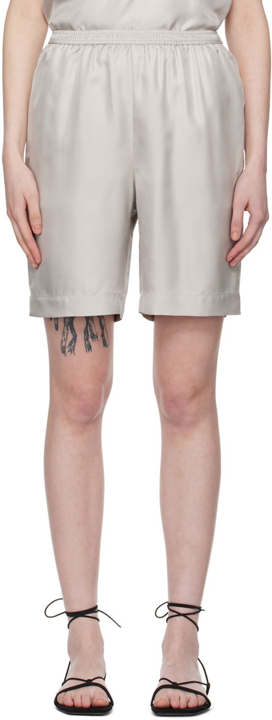 Шорти Loulou de Saison Loulou de Saison Zinia Shorts Сірий | ZINIA