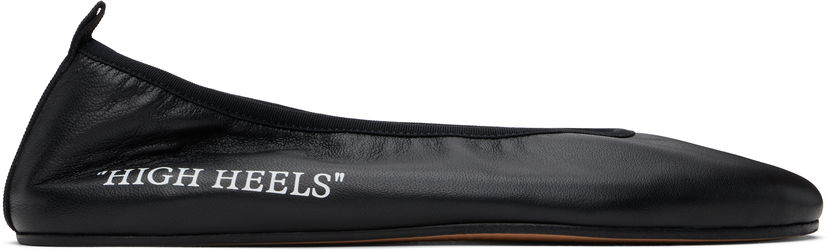 Одяг Off-White Off-White 'High Heel' Ballerina Flats чорний | OWIK003C99LEA0021001