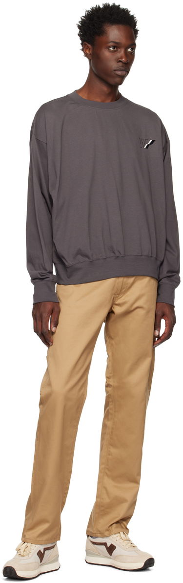 Cветр We11done We11done W Line Sweatshirt Сірий | WD-TS3-22-818-U-CH, 3