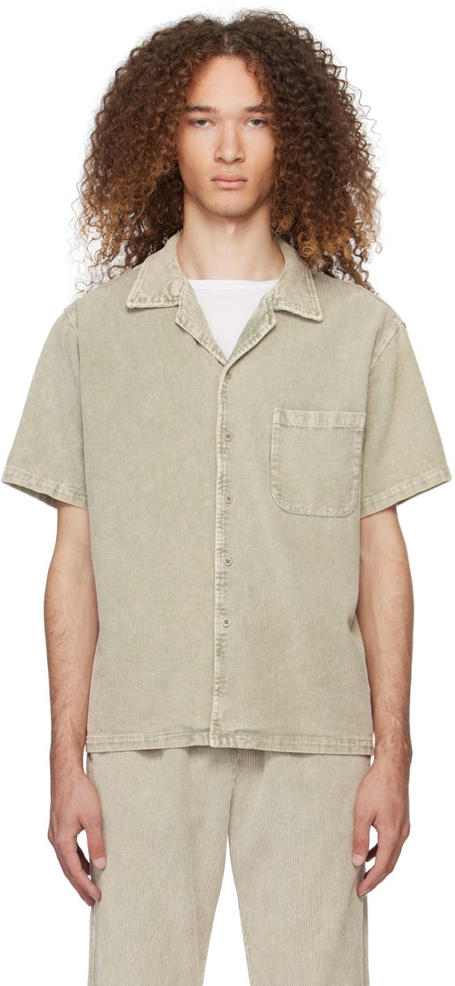 Сорочка LES TIEN Buttoned Shirt "Khaki" бежевий | WC-2016-MW