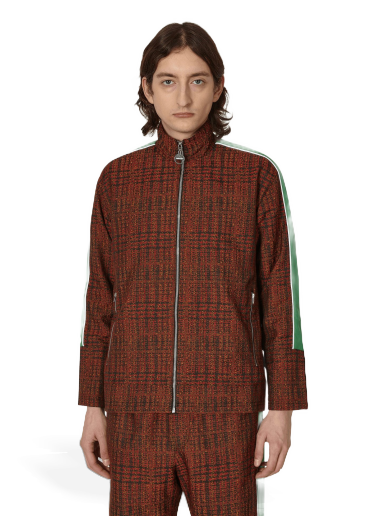 Куртка Ahluwalia Blitta Track Top Jacket Бордовий | M-AHLU-TO001-SS23-FA90 BK