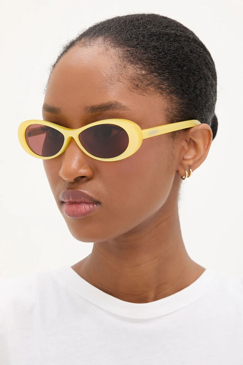Сонцезахисні окуляри Jacquemus Jacquemus Nuvola Oval Sunglasses Жовтий | JAC135C4SUN