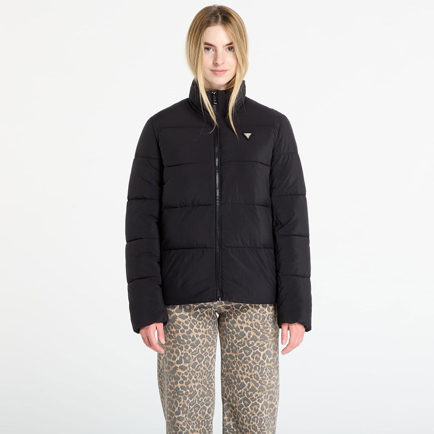 Пуховик GUESS GUESS Claudia Light Puffer Jacket чорний | V4YL03WFUD0-JBLK, 0