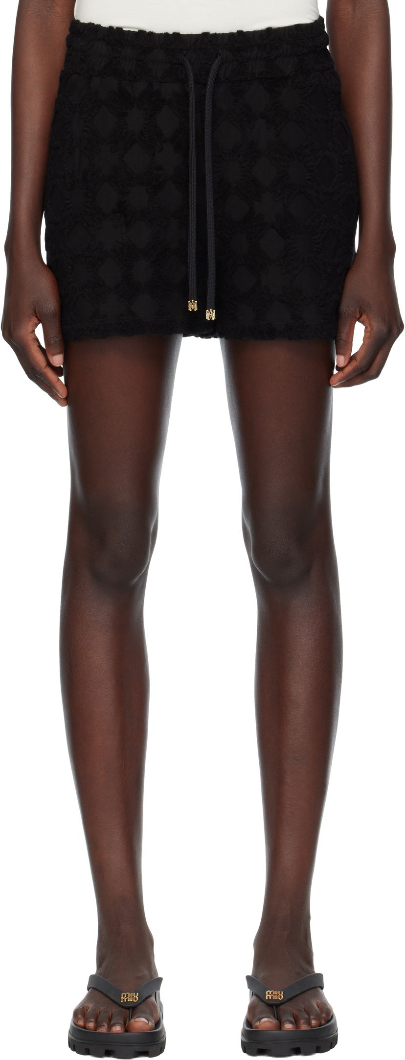 Шорти AMIRI AMIRI MA Quad Toweling Shorts чорний | AWJYSH1014