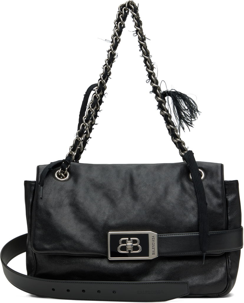 Сумка Balenciaga Balenciaga Modu Flap Medium Chain Bag чорний | 811781 2ABIV