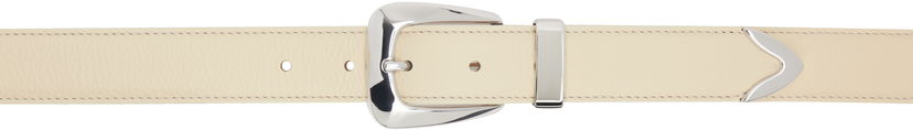 Ремені Khaite Khaite Benny Leather Belt бежевий | 10012-914