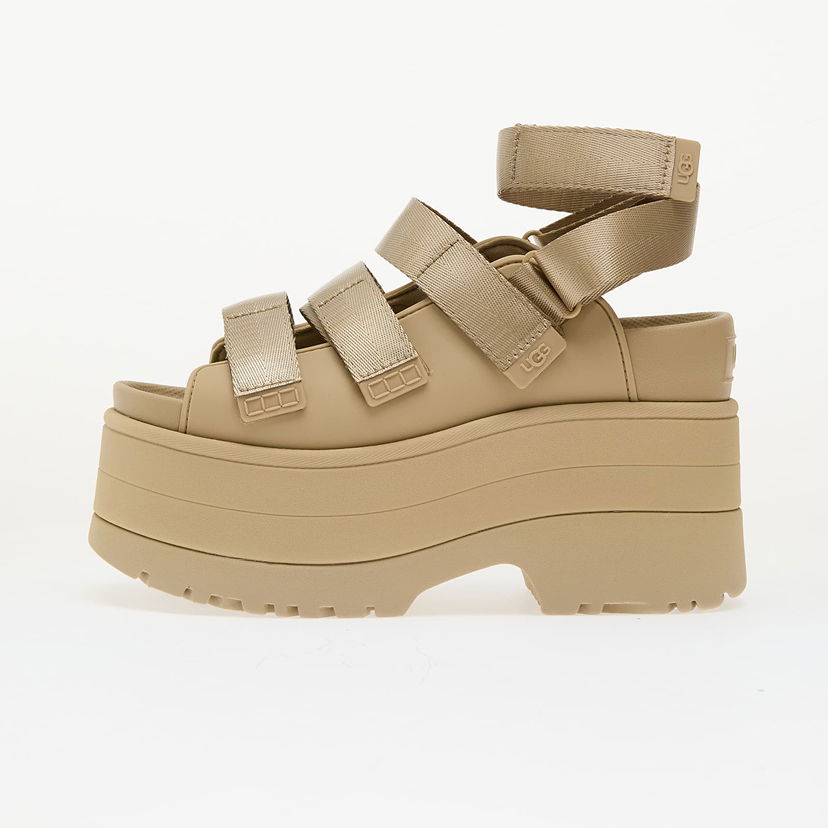 Кросівки та взуття UGG UGG Goldenrise Platform Sandals бежевий | 1167431-MDSD