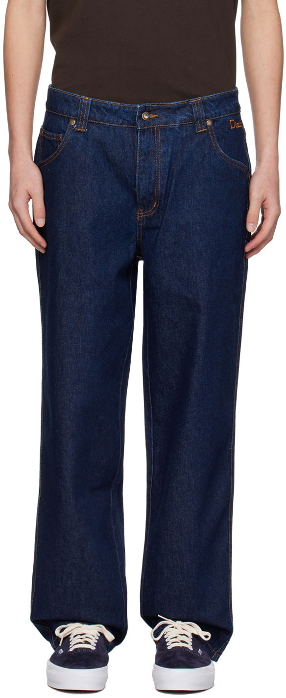 Джинси Dime Indigo Classic Relaxed Jeans темно-синій | DIMESP2433IND