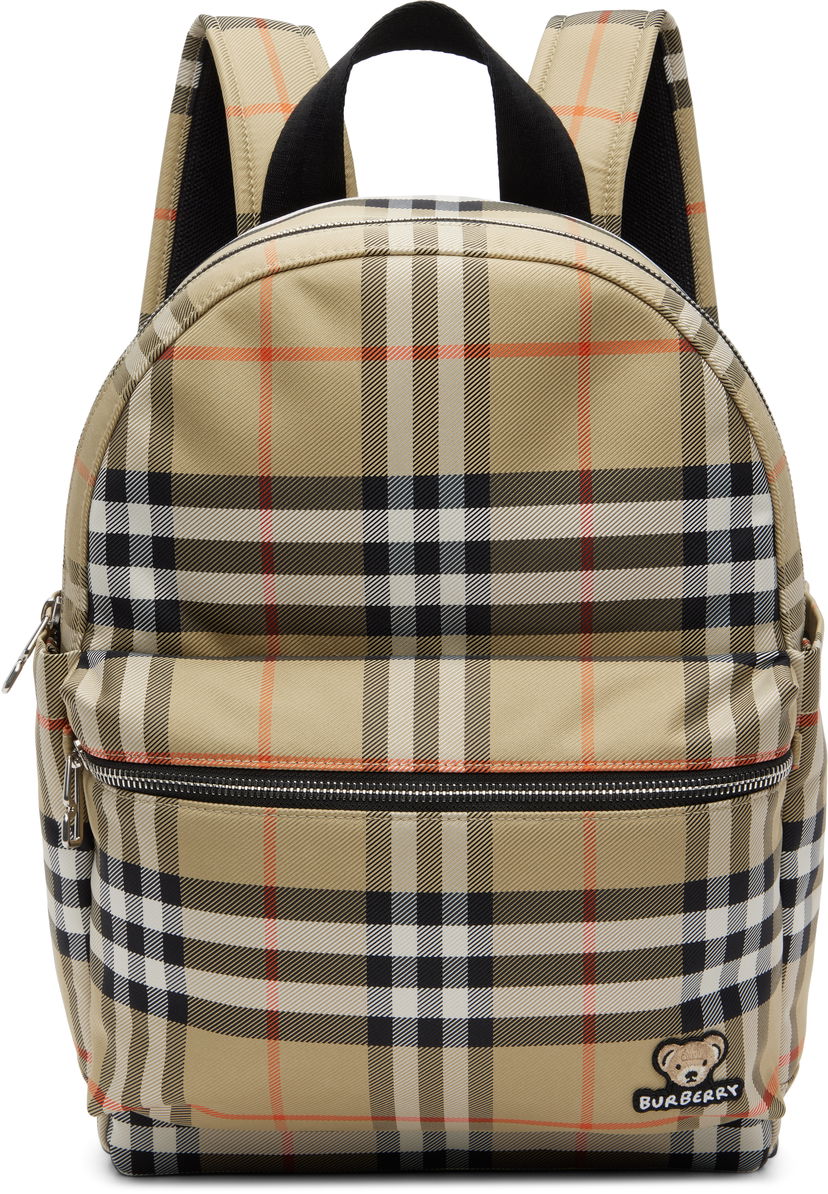 Рюкзак Burberry Burberry Check Backpack бежевий | 8108445