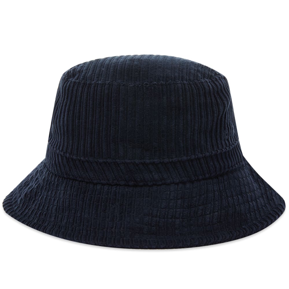 Капелюх A.P.C. Mark Corduroy Bucket Hat темно-синій | COEZQ-M24096-IAK, 0