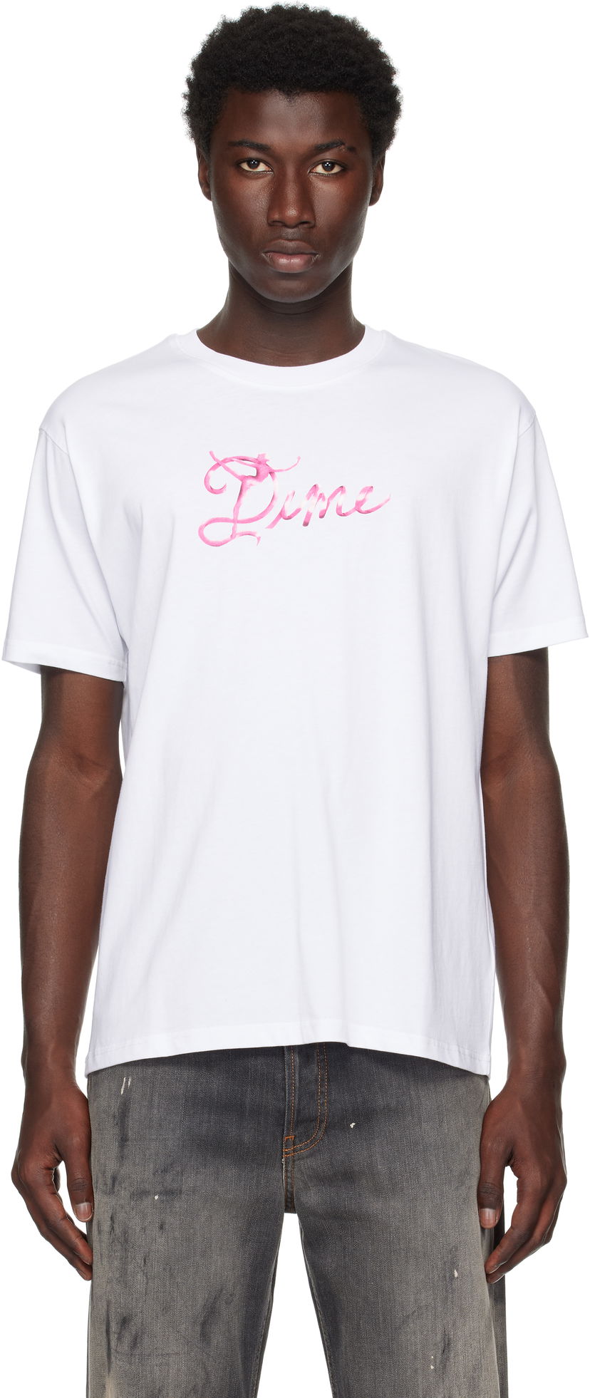 Футболка Dime Dime Satin Graphic T-Shirt білий | DIMESU2554WHT