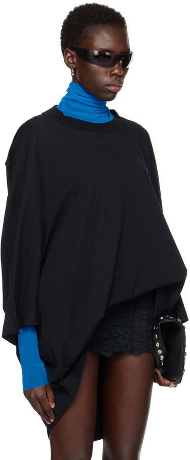 Футболка Jean Paul Gaultier Jean Paul Gaultier Shayne Oliver Edition Oversized T-Shirt чорний | 24/27-U-TS068B-J063-00A, 1