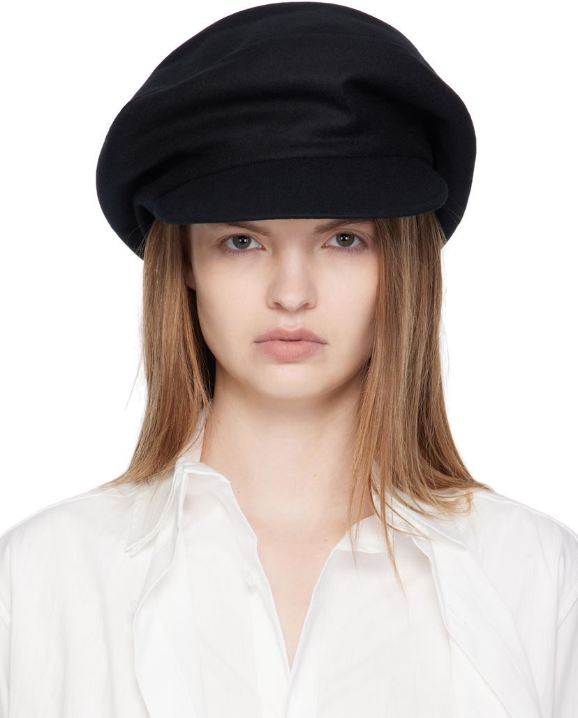 Капелюх Yohji Yamamoto Yohji Yamamoto Top Crown Casquette чорний | FL-H82-164