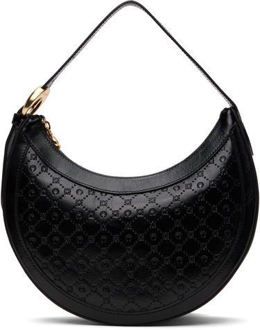 Сумочка Marine Serre Marine Serre Moonogram Embossed Leather Eclips Bag чорний | WBA020A CLEA0051, 0