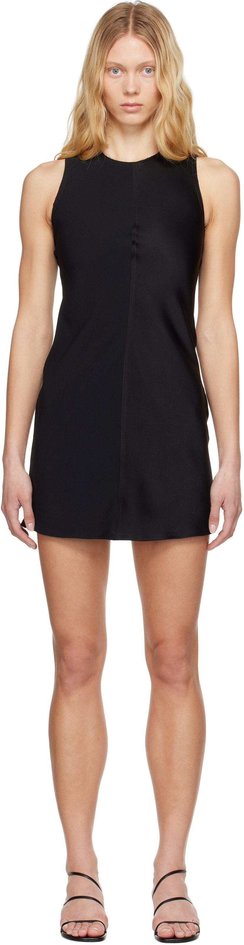 плаття AMI AMI Paris Straight Minidress чорний | FDR066.AC0014